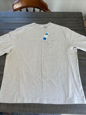 Covington “Oatmeal” Short Sleeve Crewneck Pocket Tee